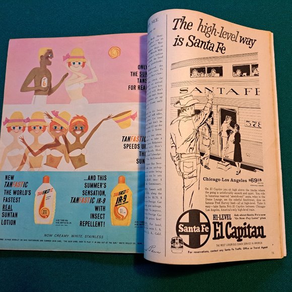 Vintage May 1961 Photoplay magazine, Debbie Reynolds on cover. - Picture 6 of 7